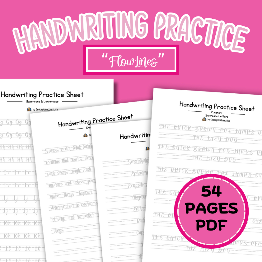 (PDF) handwriting practice book (018) | Shopee Malaysia