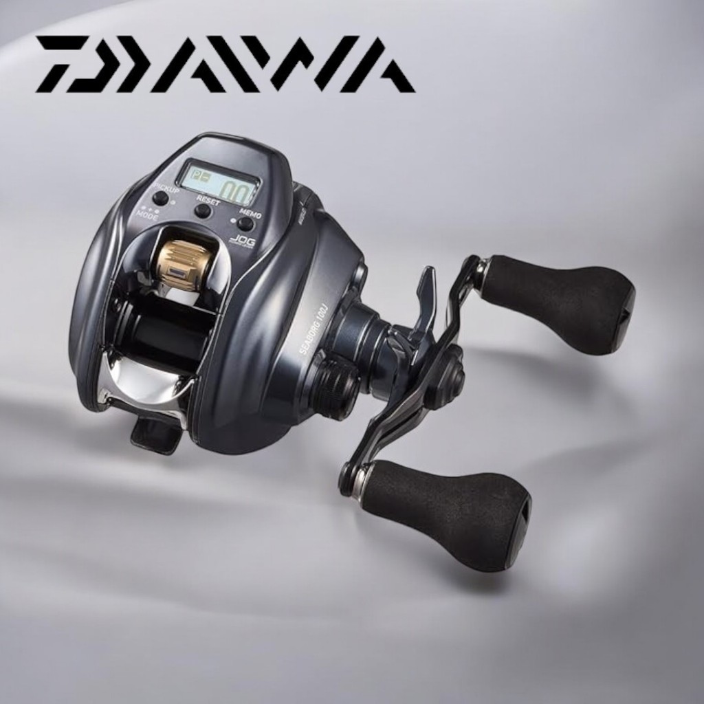 daiwa electric reels malaysia Seaborg G300J-DH Reel w/ Johnny Jigs Power Handle DAIWA ELECTRIC REEL SEABORG SB800MJ Powerful Megatwin (switchable between high/low gear English version LCD Magsealed ball Bearing Oversize SIC line guide Jog Power Lever Drag radiator Convenient 12 Daiwa Tanacom 1200 Electric Reel