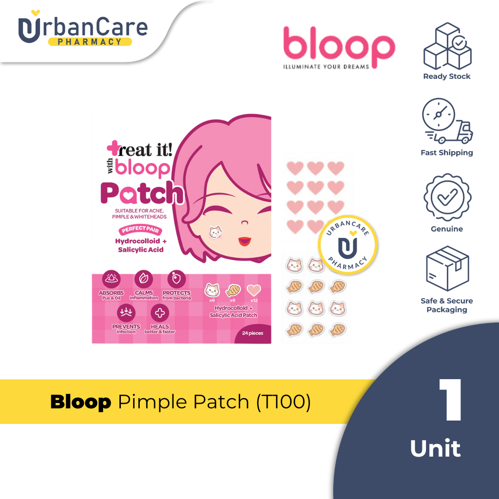 Bloop Pimple Patches (hydrocolloid+salicylic acid) | Shopee Malaysia