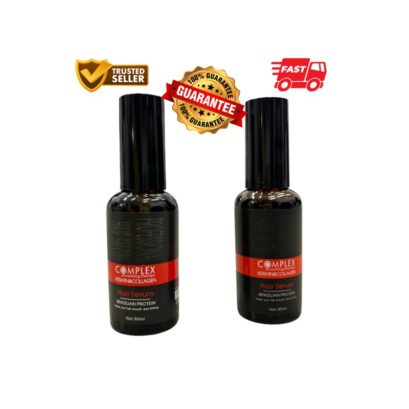 HAIR SERUM (COMPLEX) (KERATIN & COLLAGEN) Produk khas pelembut rambut ...