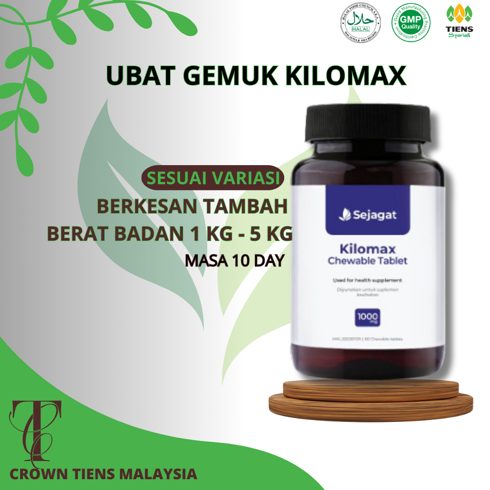 Ubat Gemuk Badan Original Lulus Kkm Kilomax Mass Gainer Weight Gain ...