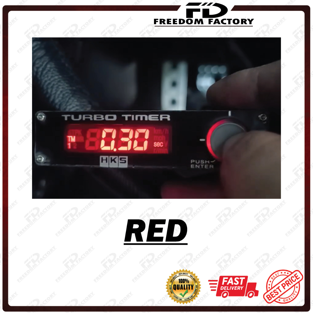 HKS timer turbo timer RED/BLUE/WHITE LED Display type O Japan IC