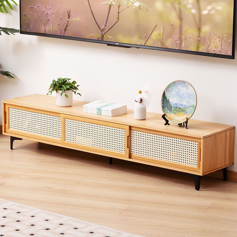 TV cabinet Tv Rack Short cabinet tea table Simple Rak tv kayu Wooden ...