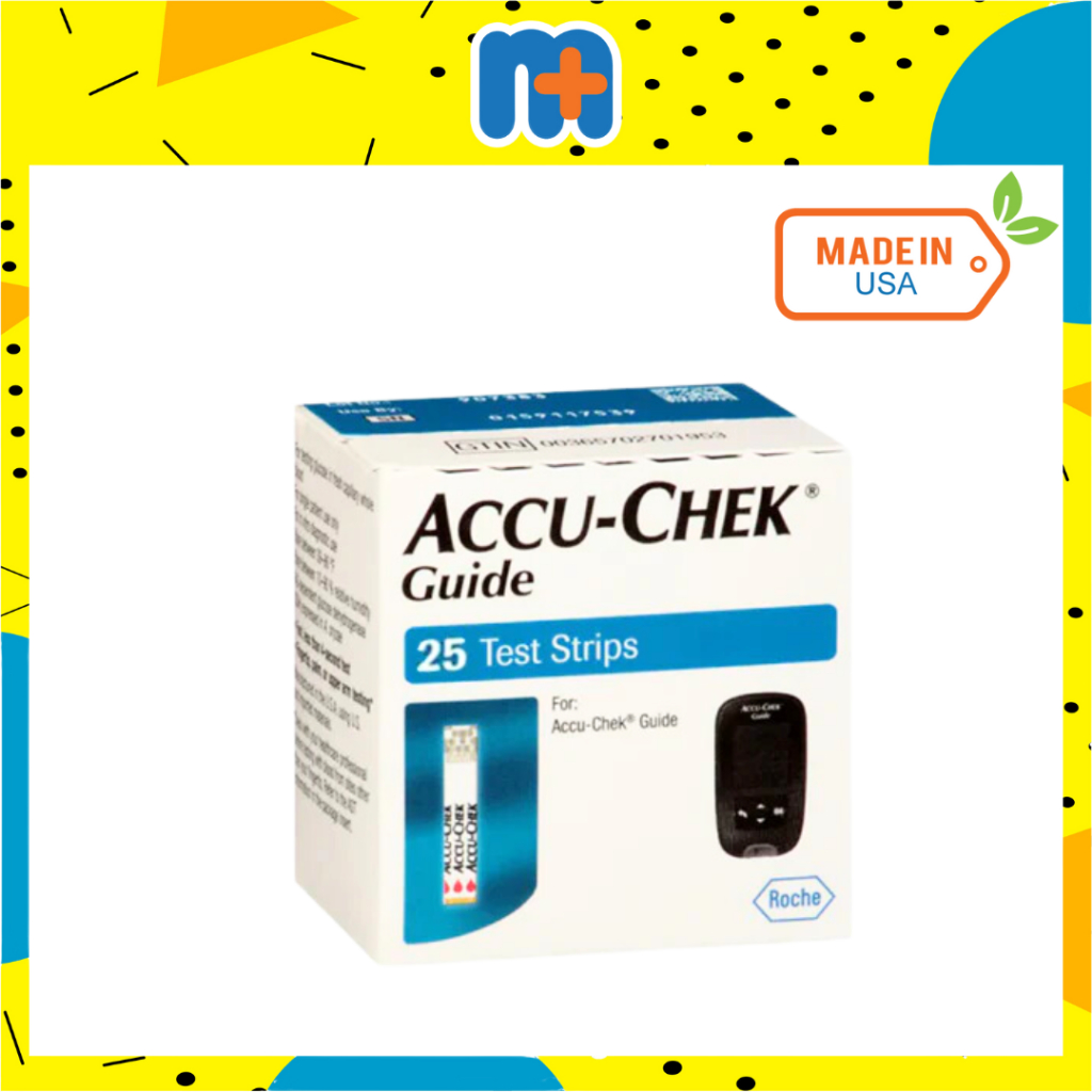 [MPLUS] ACCU-CHEK Guide Strips 25S | Shopee Malaysia