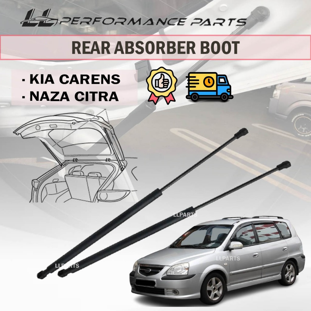 Kia Carens / Naza Citra Rear Bonnet Damper Absorber Boot Left Right Gas ...