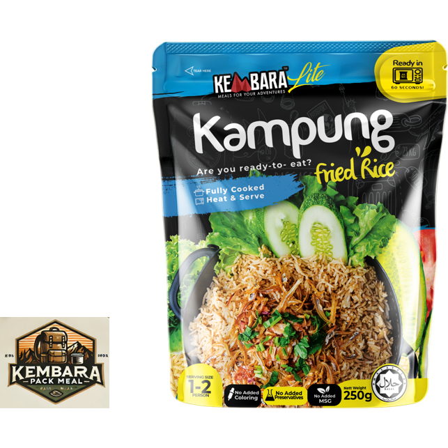 Kembara Pack Meal: Kampung Fried Rice Pack Ready to eat | Shopee Malaysia