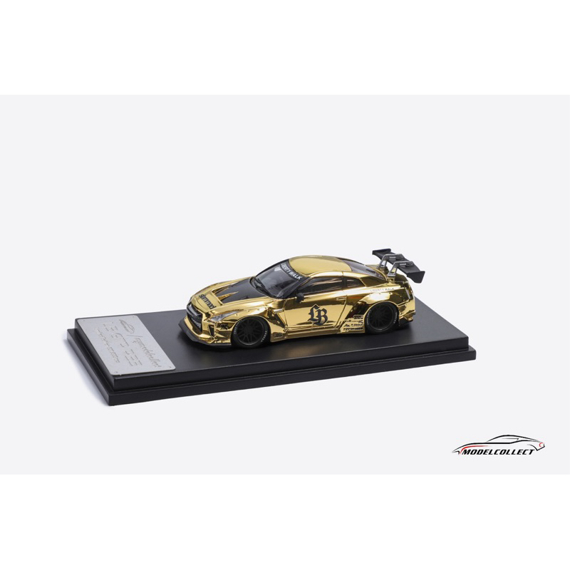 My Model Collect 1/64 LBWK Nissan Skyline GT-R R35 - Chrome Gold ...