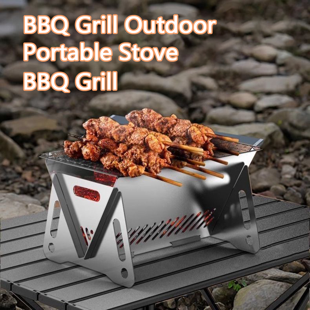 Anbolt BBQ Rack Portable Grill Barbeque Grill Portable Folding ...
