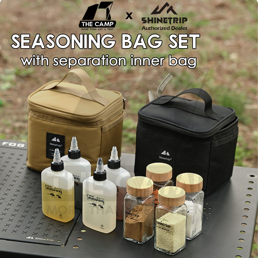 Shinetrip Seasoning Bag Set Outdoor Camping Ingredient Condiment Box ...