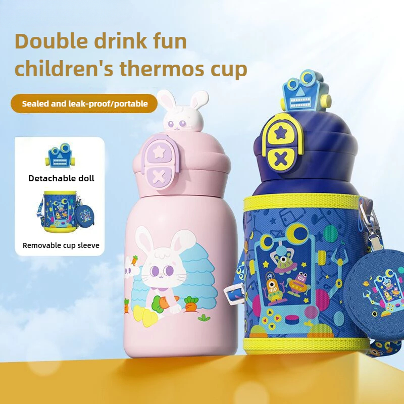 550ML 316 Stainless Steel Kid Bottle, Botol Air Kanak Kanak, Thermal ...