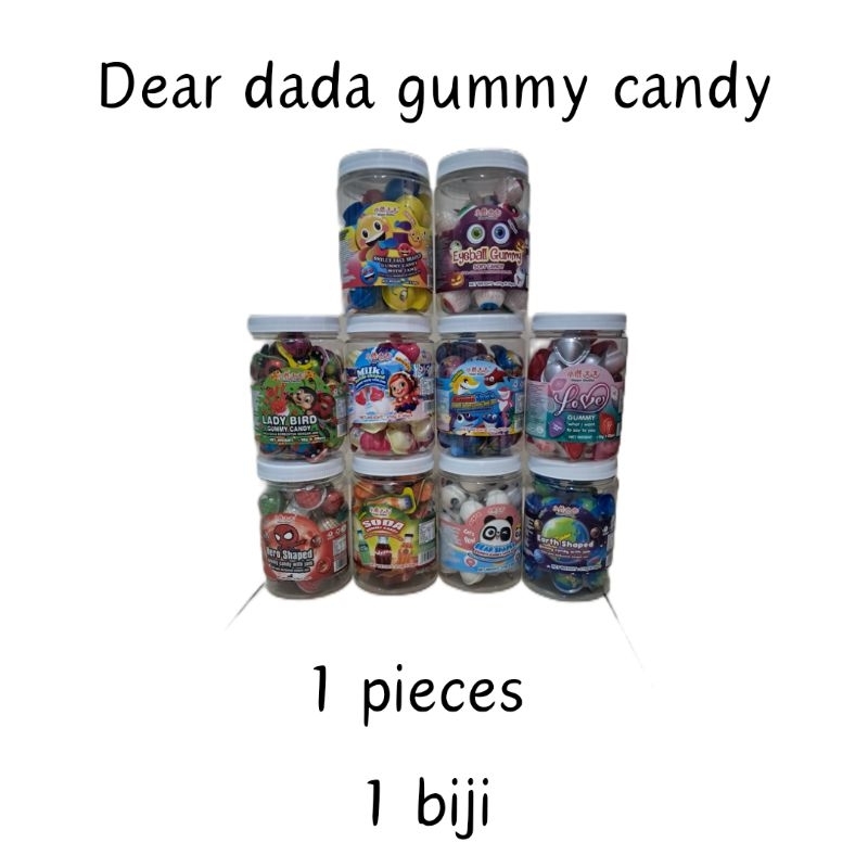 [1 balang]dear dada gummy candy | Shopee Malaysia