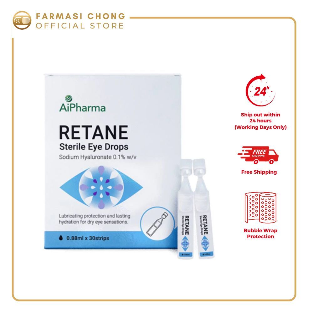Retane Eye Drops 0.88ml tube x 30s | Shopee Malaysia