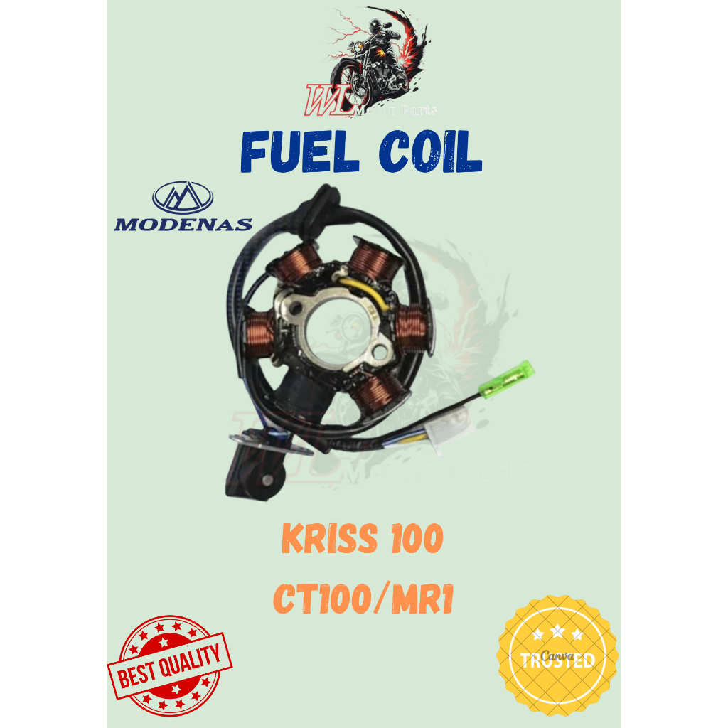 MODENAS KRISS100 KRISS CT100 MR1 FUEL COIL | Shopee Malaysia