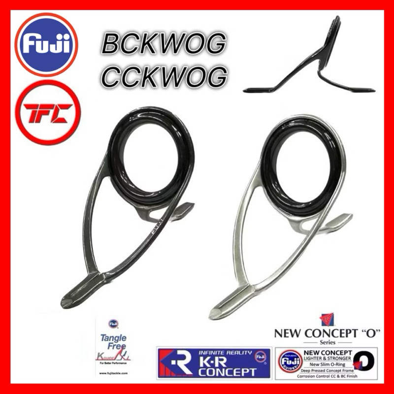 FUJI Guides BCKWOG CCKWOG K Guide New Concept O Ring Fishing Rod ...