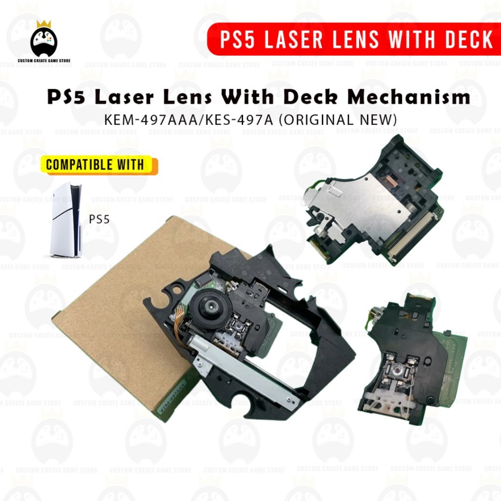 PS5 Original New Laser Lens With Deck Mechanism for KEM-497AAA KEM 497 ...