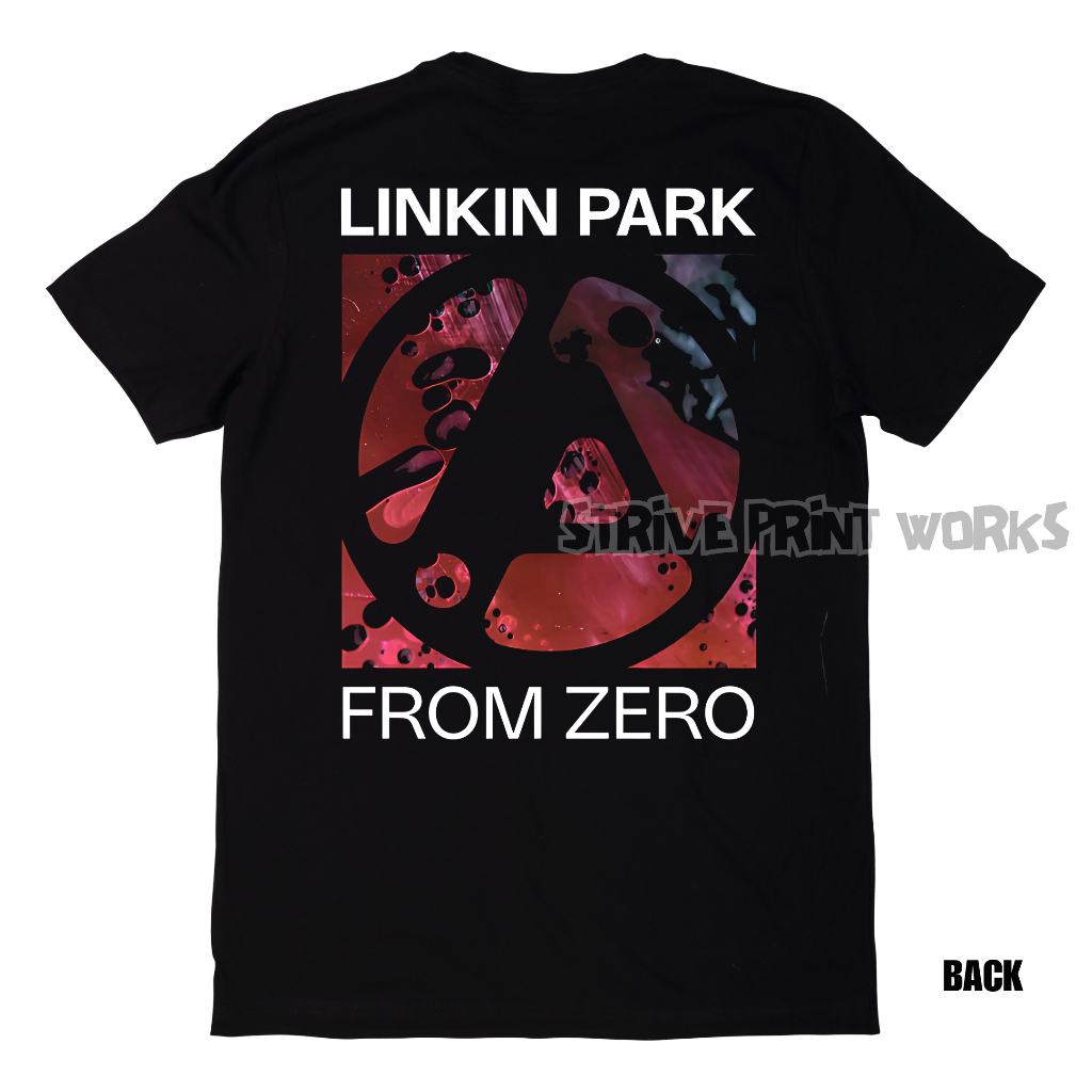 T-Shirt Uomo Linkin Park 'From Zero Block' | Nero, Regular Fit | Maglia Ufficiale Della Band - 5