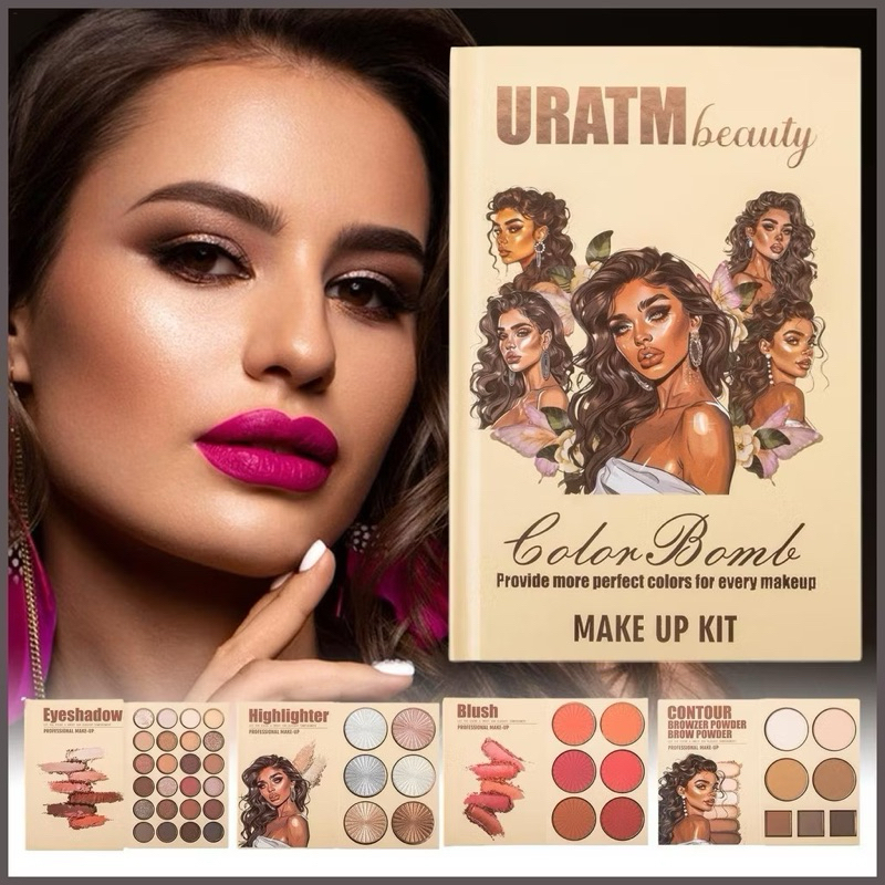 Makeup Book Palette 43 Color Four-Layer Eye Shadow Palette Makeup Kit ...