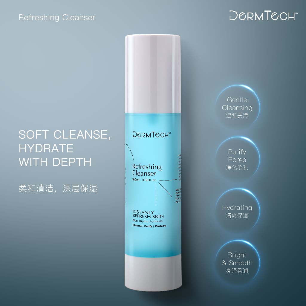 DermTech Refreshing Cleanser (100ml) | Shopee Malaysia