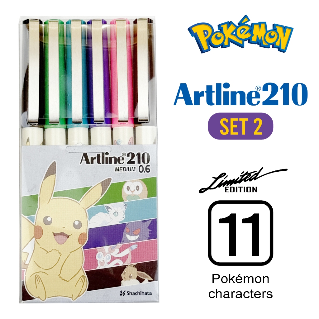 Artline 210 x Pokemon -Sign Pen Shopee Malaysia