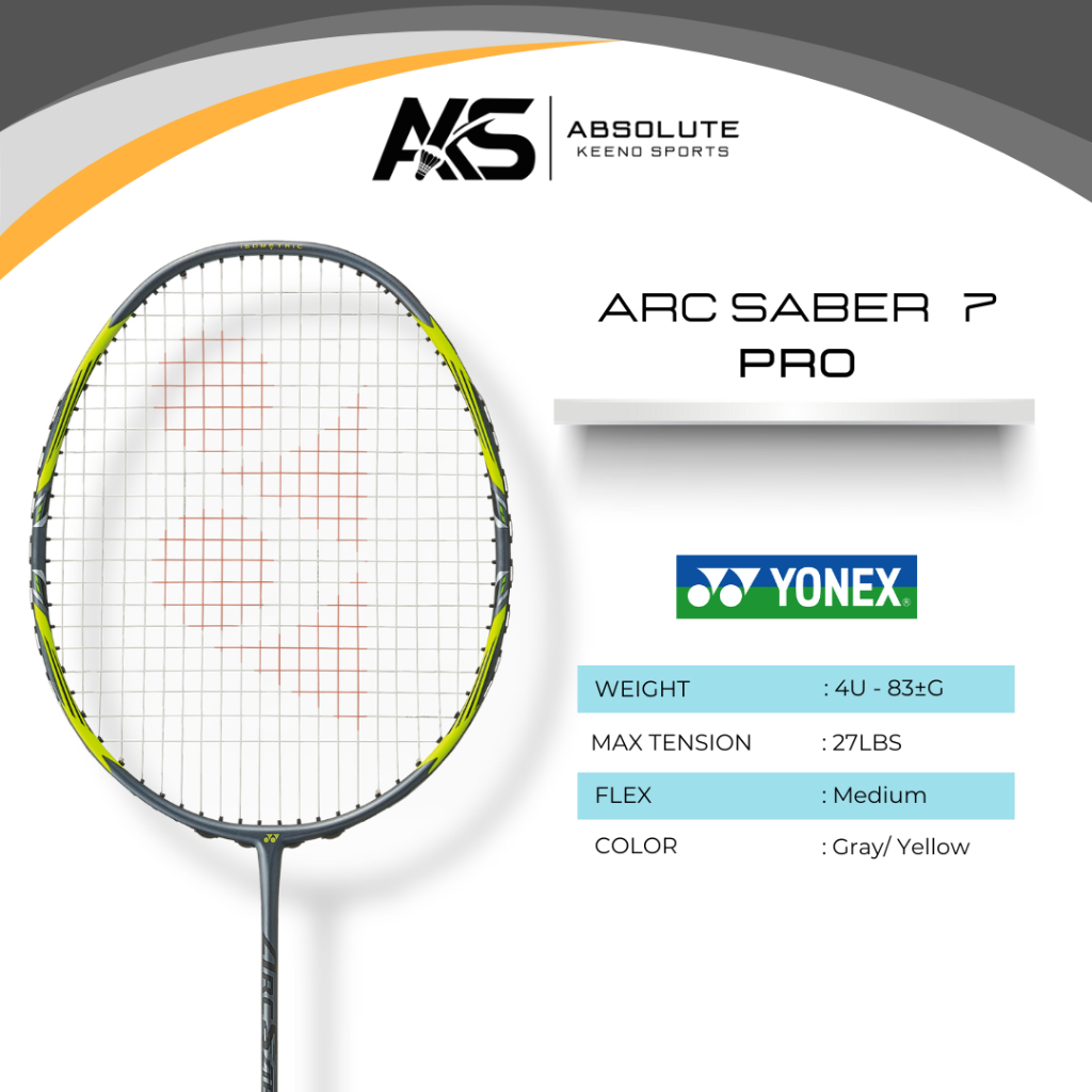 YONEX ArcSaber 7 PRO Badminton Racket | Shopee Malaysia