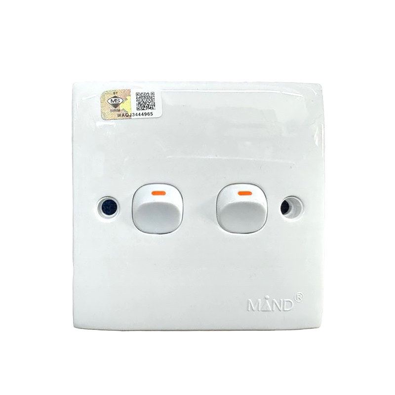 MIND 2K SERIES 2 GANG 1 WAY SWITCH | Shopee Malaysia