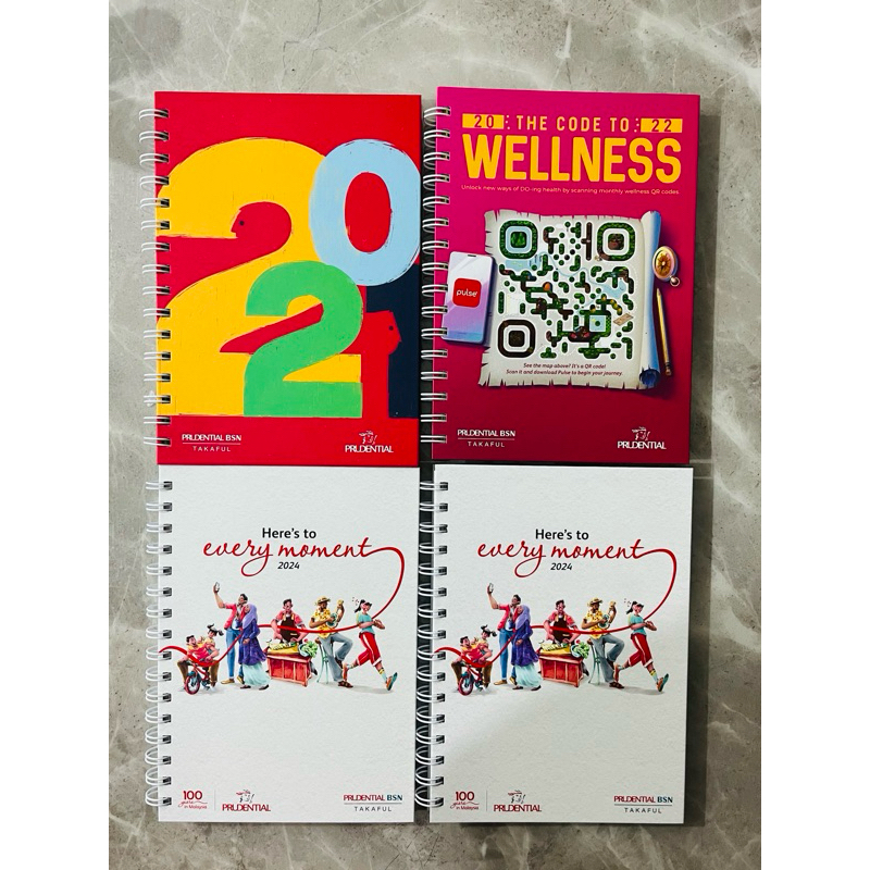 Prudential Diary Book Previous Year 2021, 2024 | Shopee Malaysia