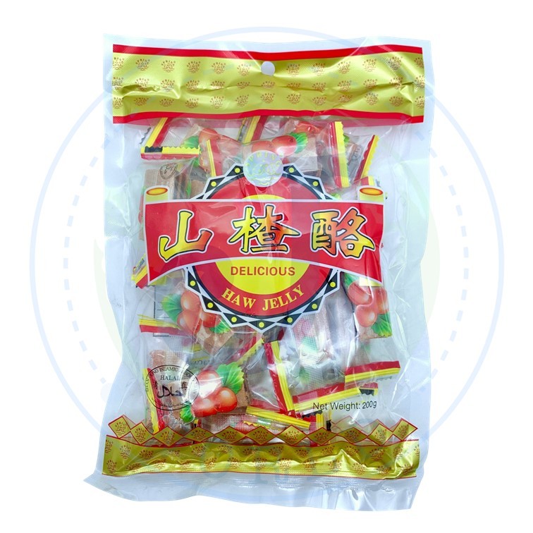 [200G] SPRING HAW JELLY SQUARE CUBE READY TO EAT ASAM BOI MASAM MANIS ...