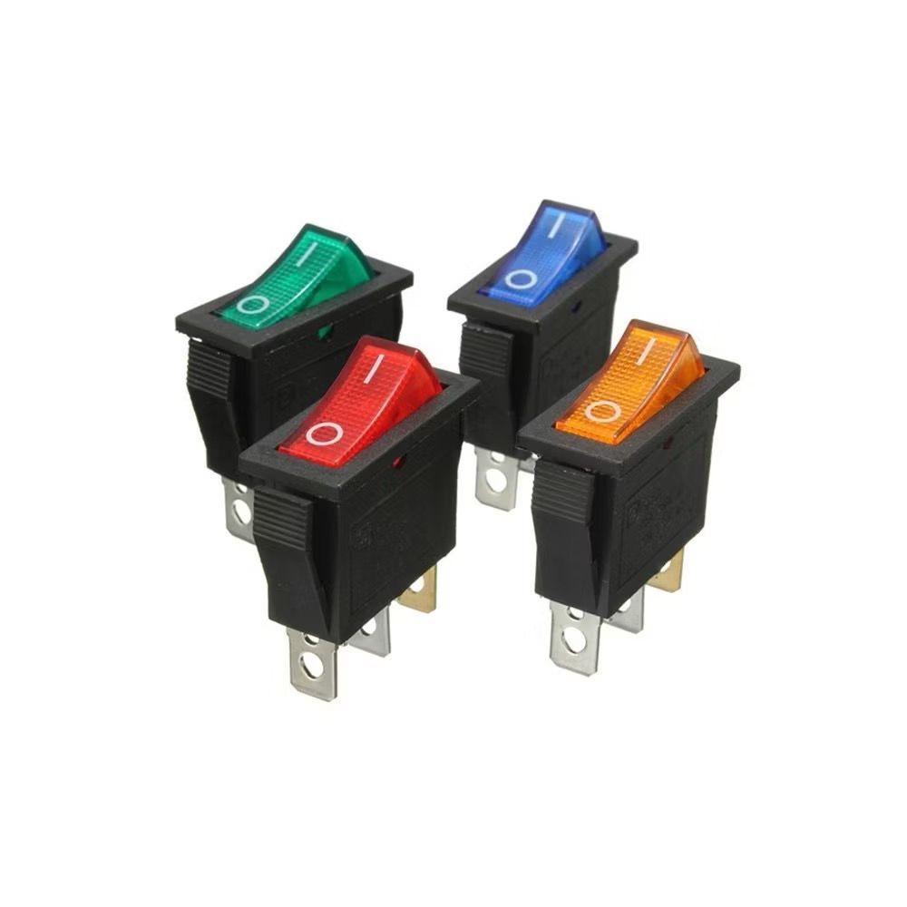 KCD3 Rocker Switch 15A /20A 125V/250V 3 Pin Electrical equipment Power ...