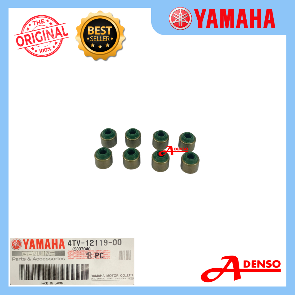Yamaha OEM 1j7 12119 01 00 Seal Valve Stem 1J7121190100 for sale online