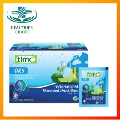 Timo Or5 Effervescent Lime Flavoured Drink Rehydration Tonic(1 Sachet ...