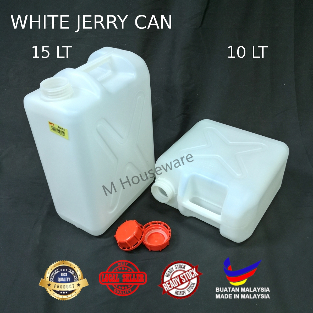 Plastic Jerry Can 10LT ~ 30LT Water Container Tong Air Minyak Bekas Air ...