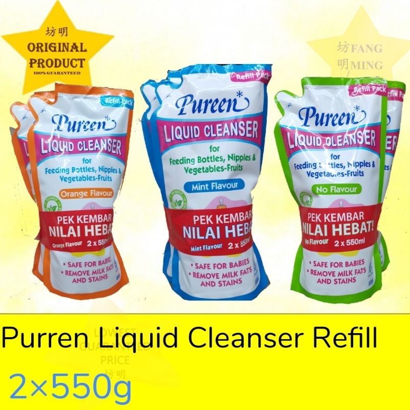 Pureen Liquid Cleanser Refill (2×550g) | Shopee Malaysia