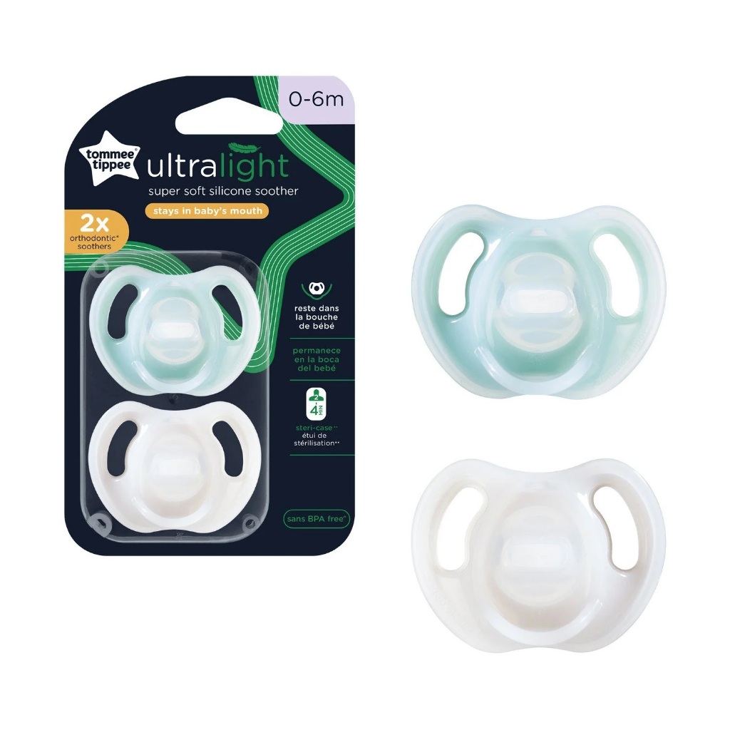 Tommee Tippee Pacifier Ultra Light (2 pcs) | Shopee Malaysia
