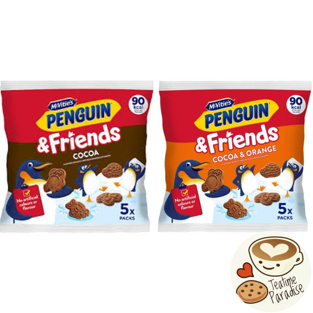 McVitie's Penguin & Friends Biscuits 5 Packs (Cocoa / Cocoa & Orange) | Shopee Malaysia