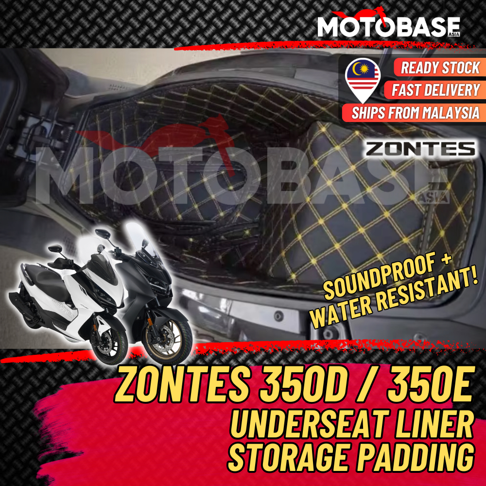 Zontes 350D 350E Under Seat Storage Leather Padding PU Cushion Lining ...