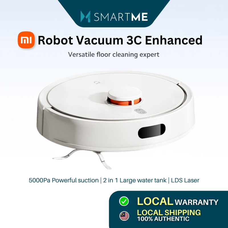 Xiaomi Robot Vacuum 3C Enhanced Cleaner 2in1 Vacuum Mop 5000pa C103 ...