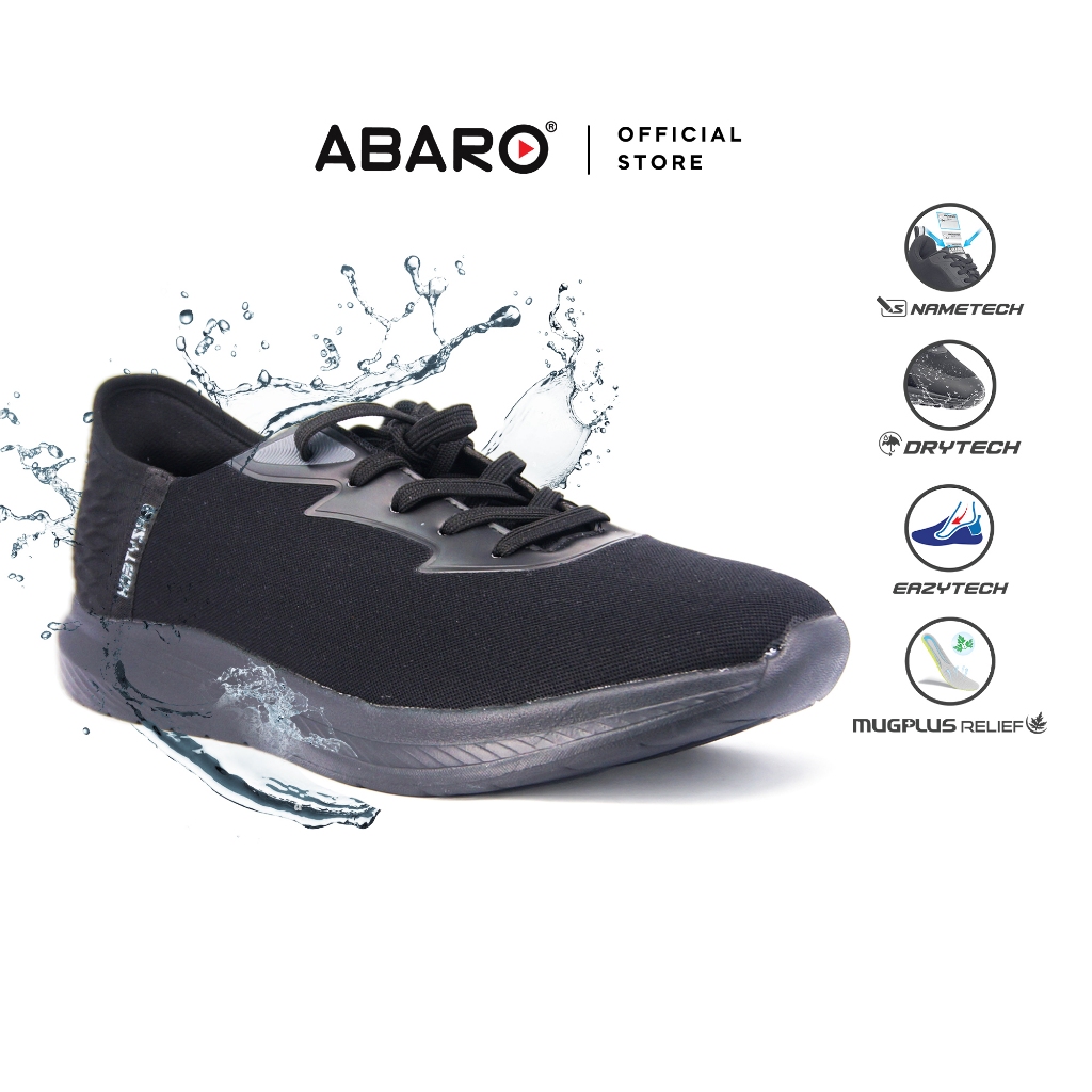 Abaro EazyTech + DryTech + NameTech Canvas Shoes EW7515N Sneaker Men ...