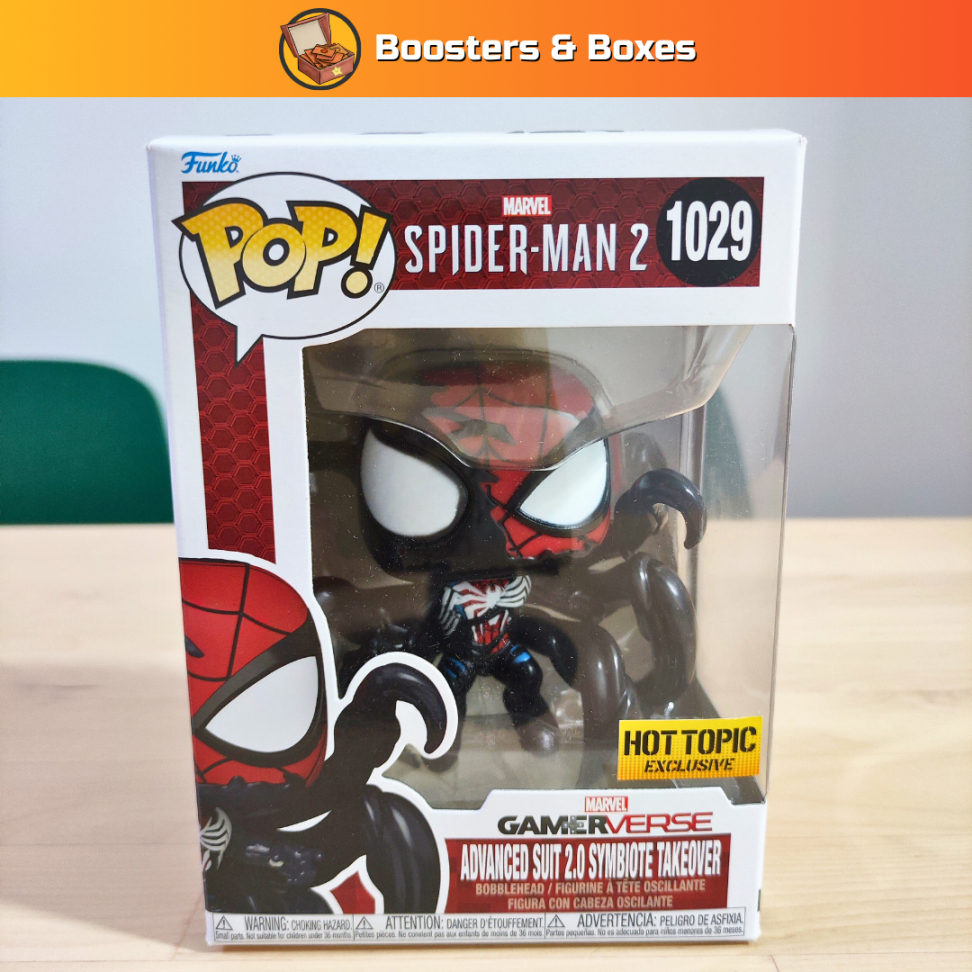 Funko Pop! Marvel Spider-Man Advanced Suit 2.0 Symbiote Takeover – Figura In Vinile Da Collezione