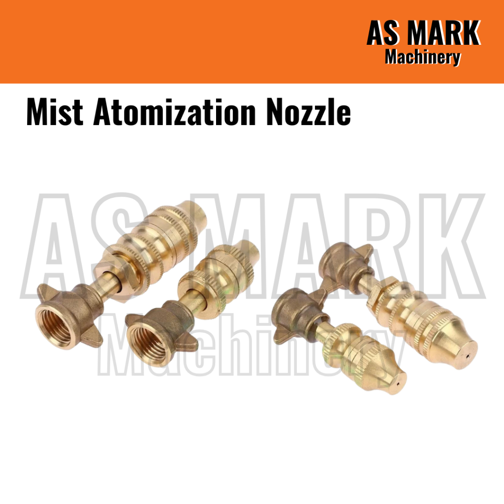 Adjustable Sprayer Mist Atomization Nozzle Brass for Garden Fruit Tree ...