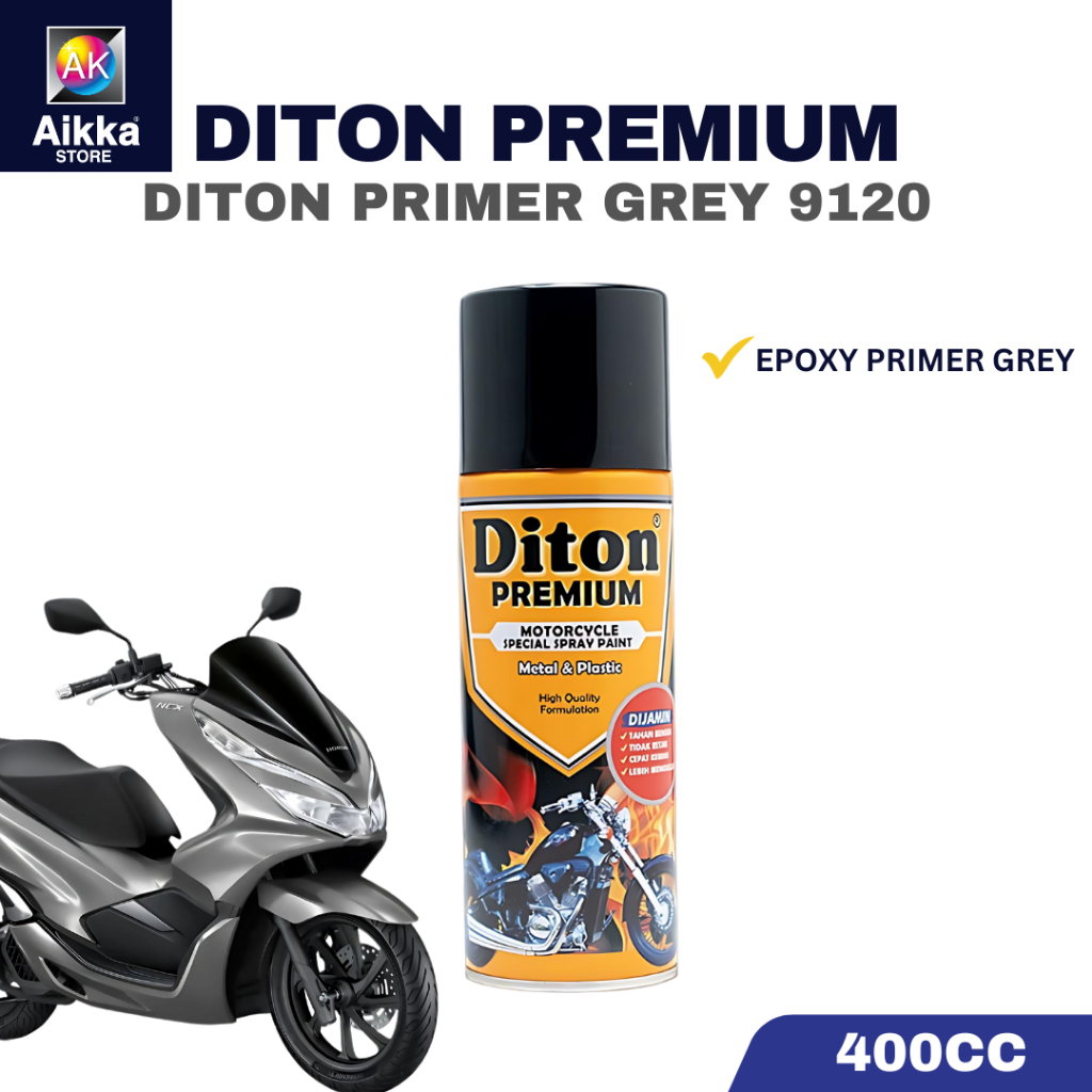 Diton Premium Primer Grey 9120 Epoxy Primer Undercoat Kelabu Motor DIY ...