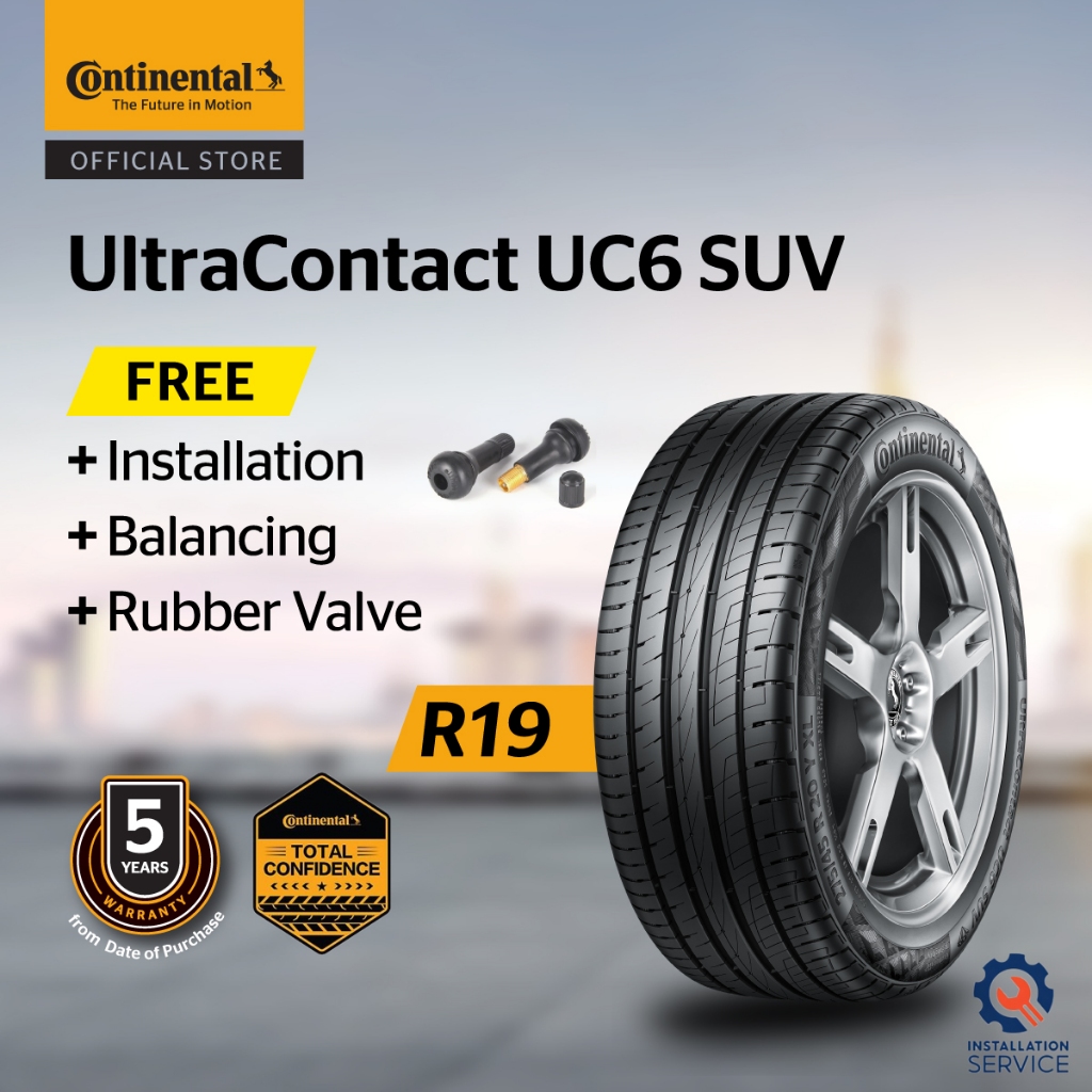 Continental UltraContact UC6 SUV R19 255/55 225/55 255/50 235/50 235/55 ...