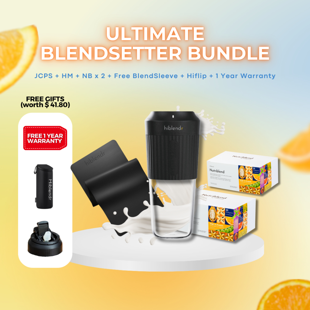 Ultimate Blendsetter Bundle (Hiblendr JCPS + Hello Mat + Nutriblend x 2 ...