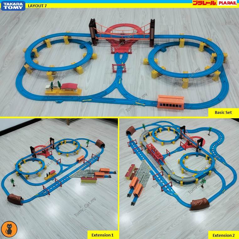 Train Mainan Keretapi Plarail Track Railway Layout (Preloved) | Shopee ...
