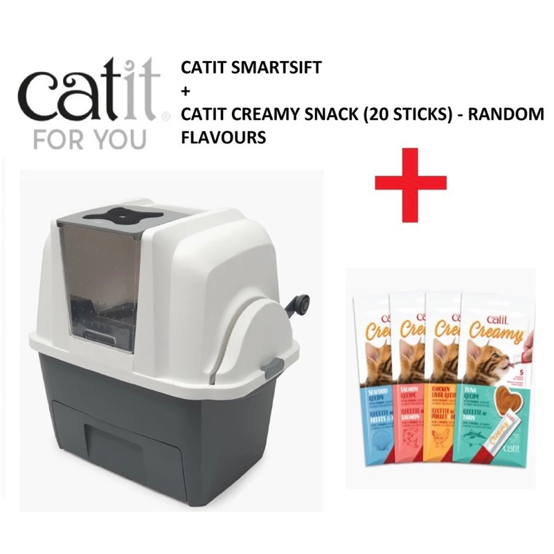Catit Smartsift Sifting Cat Pan Promotion Packages Toilet Kucing Semi ...