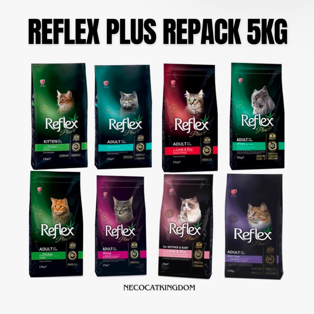 Reflex Plus Cat Food Repack 5KG | Shopee Malaysia