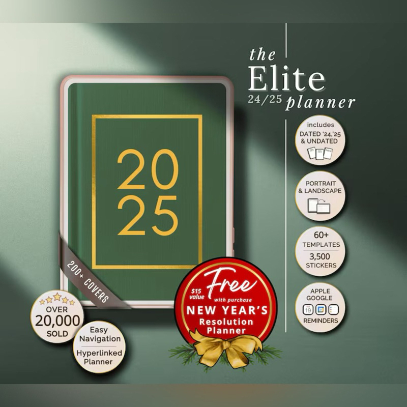 2025 Digital Planner - GoodNotes Template for iPad, Tablet & Phone ...