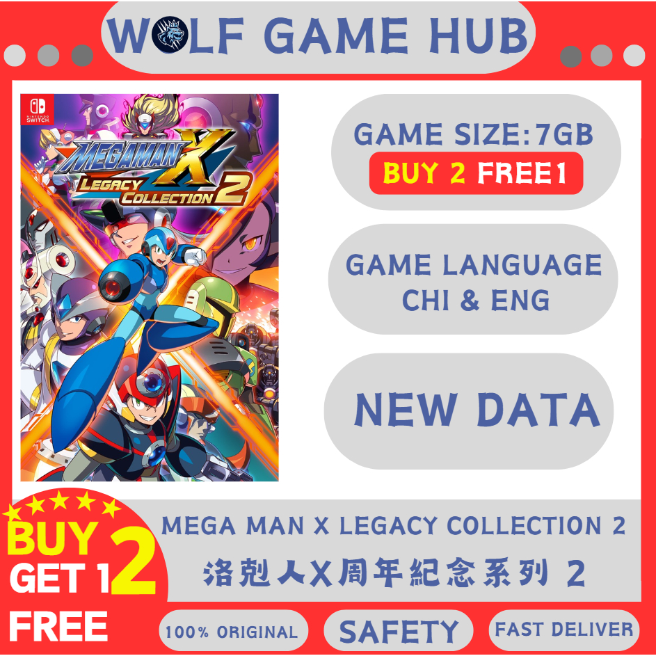 Mega Man X Legacy Collection 2 (Nintendo switch) Digital Game Download ...