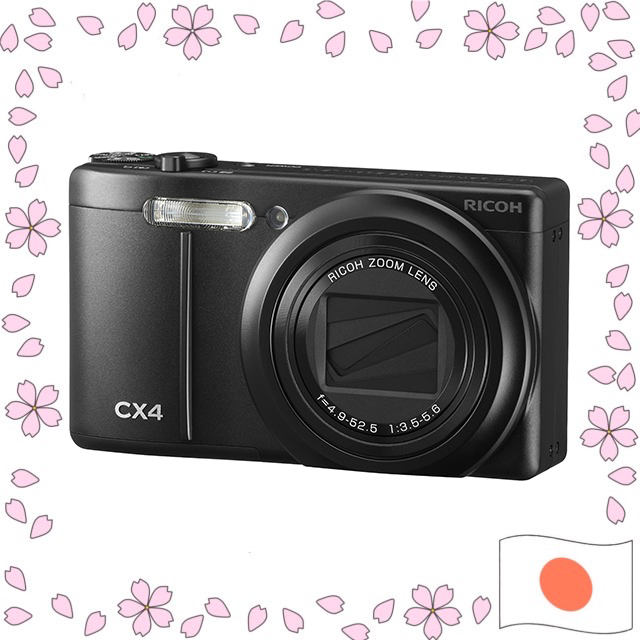 RICOH Digital Camera CX4 Black CX4BK 10MP Back-illuminated CMOS