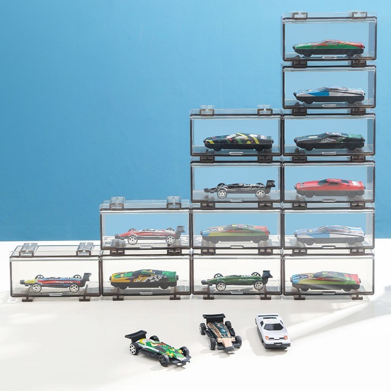 Transparent Arcylic Toy Cars Display Box Dustproof Waterproof Stackable ...