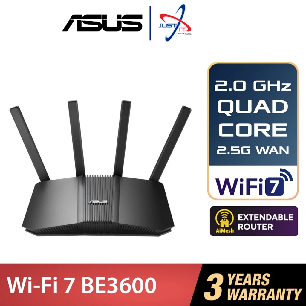 ASUS BE3600 RT-BE58U Dual Band Wi-Fi 7 Router | Shopee Malaysia